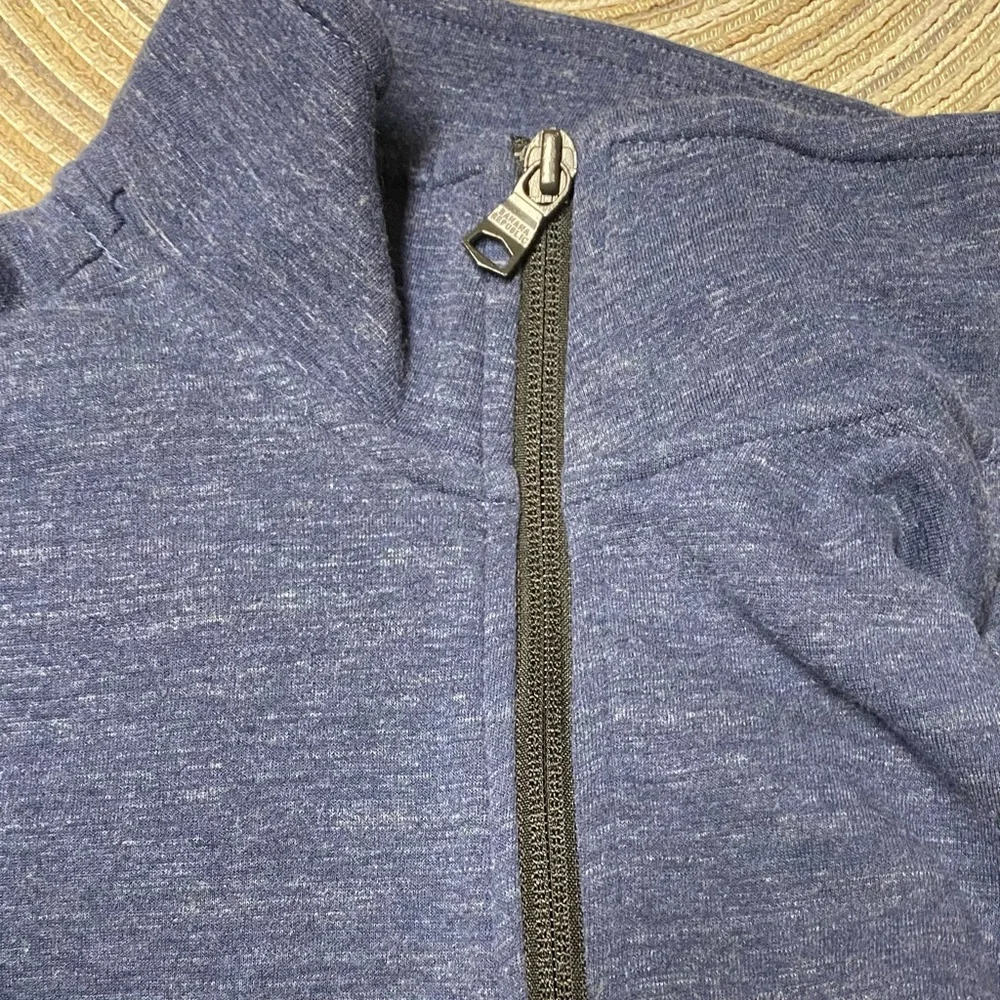 EUC Banana Republic 1/4 Zip Sweatshirt SZ M Blue